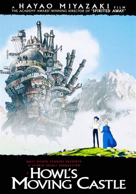 Howl's Moving Castle Movie Poster - Classic 00's Vintage Poster - prints4u