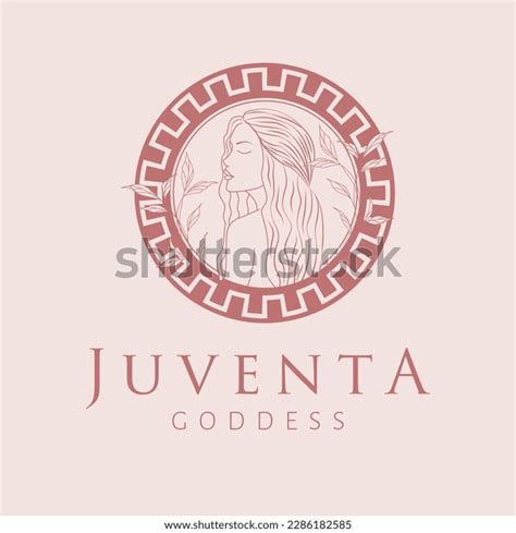 Juventa Goddess Logo Design Greek Goddess Stock Vector (Royalty Free ...