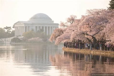 Monuments of the Tidal Basin in Washington DC