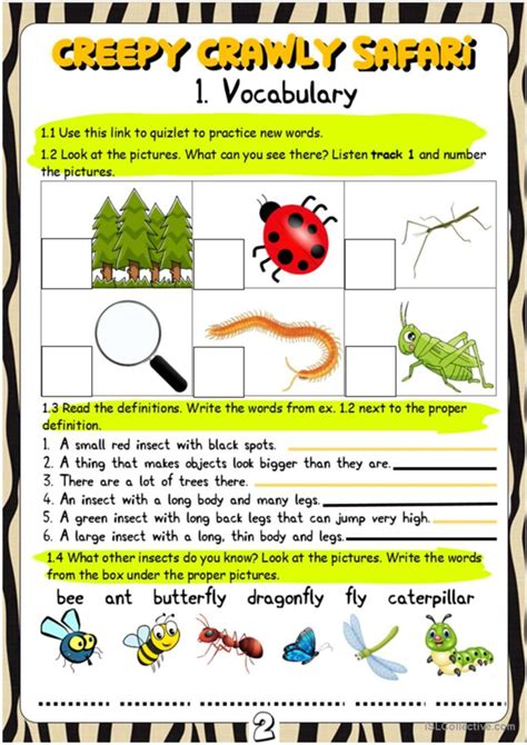 Peppa Pig Creepy Crawly Safar…: English ESL worksheets pdf & doc