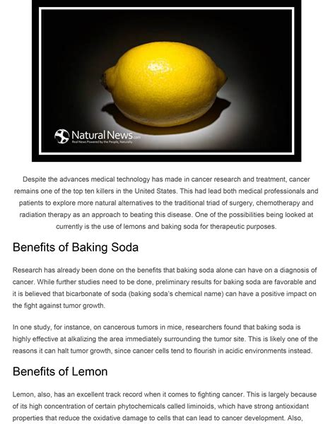 Lemon and Baking Soda – NORCAL Armenian Senior Services