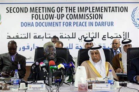 The Doha Declaration is the basis of the peace process in Darfur and it ...