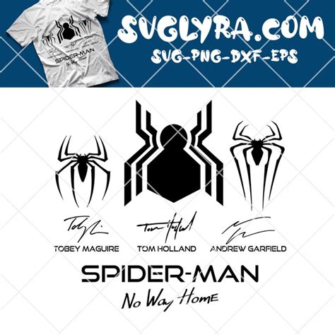 No Way Home Svg, Spiderman Svg, Tobay Maguire Svg, Tom Holland Svg ...