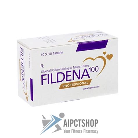 Buy Fildena Professional (Sildenafil) 100 mg 10 tab online aipctshop.com