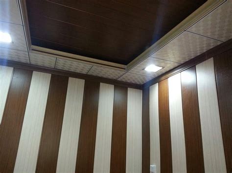 Modern PVC Wall Panel Ceiling Designs | Обшивка стен, Дизайн потолка ...