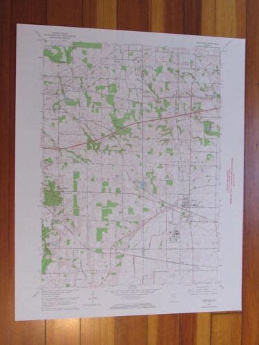 Westville Indiana 1964 Original Vintage USGS Topo Map | eBay