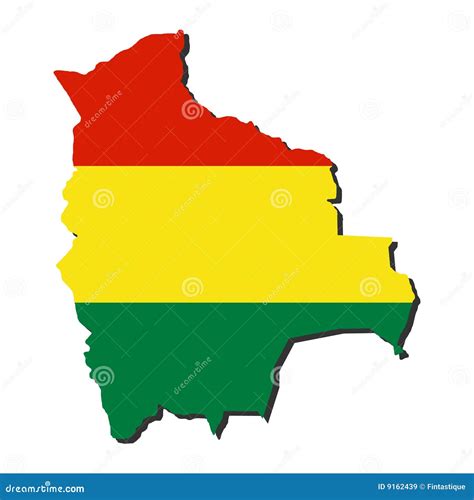 Bolivian Map Flag Stock Illustration | CartoonDealer.com #9162439