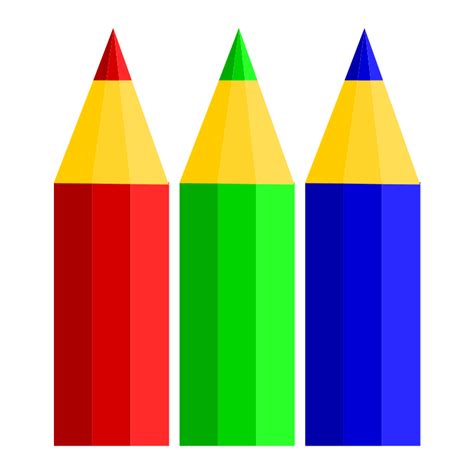 colorful pencil clipart - Clip Art Library
