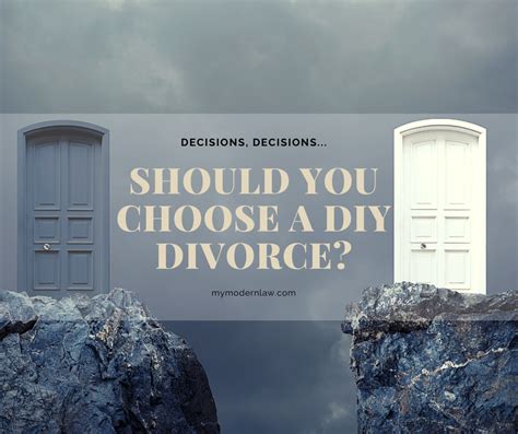 Should You Choose a DIY Divorce? | Modern Law