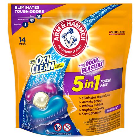 Save on Arm & Hammer Plus OxiClean Fresh Burst 5-in-1 Power Paks ...