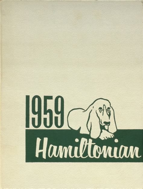 1959 yearbook from Hamilton High School from Hamilton, Massachusetts ...