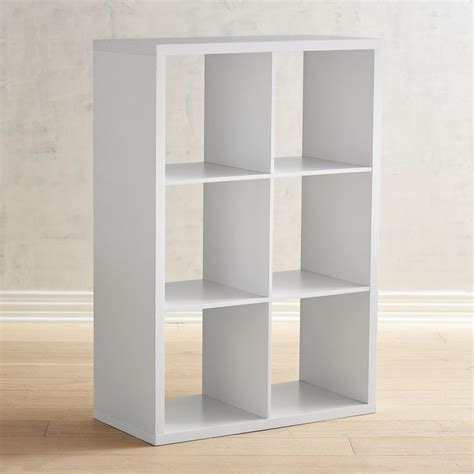 White 6-Cube Storage Unit | Cube storage, Cube storage unit, Small ...