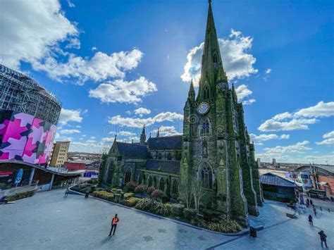 Exterior of St. Martin S Church in Birmingham, England, UK Editorial Image - Image of trip ...