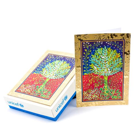 Hallmark UNICEF Christmas Boxed Cards (Peaceful Holly Tree, 20 ...