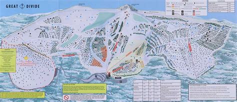 Great Divide Ski Area Trail Map