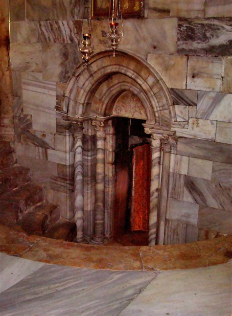 Jesus Birth Site Cave Entrance in Church of Nativity in Bethlehem, Palestine - Encircle Photos