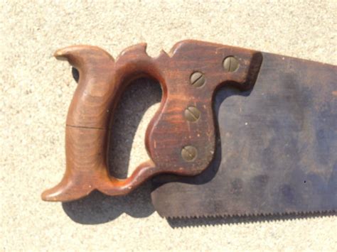 ANTIQUE Warranted Superior Hand Saw Collectible Woodworking 28 x 5.5 - Saws