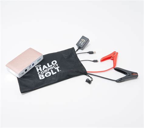 HALO Bolt Compact Portable Charger & Car Jump Starter - QVC.com