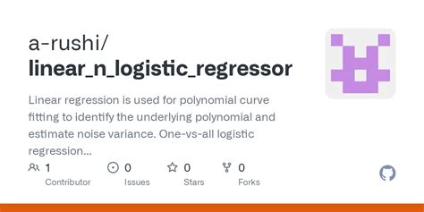 GitHub - a-rushi/linear_n_logistic_regressor: Linear regression is used ...