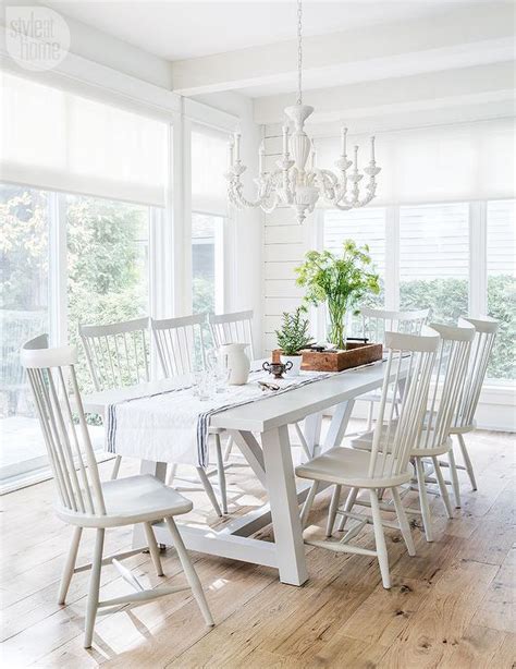 cottage white dining room furniture - inflightshutdown