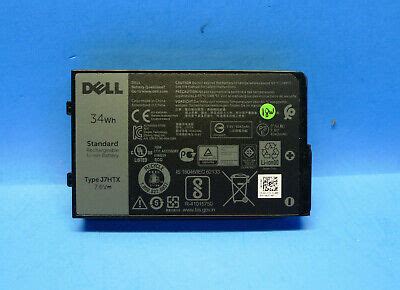 Genuine Dell Latitude 12 7212 Rugged Tablet Battery 34Wh 7.6V 2JT70 J7HTX 662656926891 | eBay