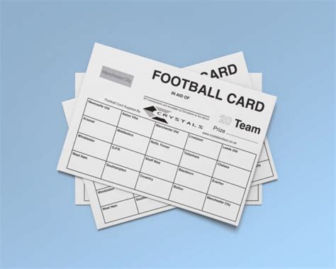 Football Scratch Cards - Crystals