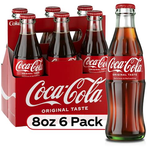 Coca-Cola Soda Soft Drink, 8 fl oz, 6 Pack - Walmart.com - Walmart.com