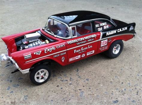 56 Chevy gasser | Model car building | Pinterest | Model car, Models ...