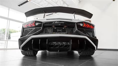 Lamborghini Aventador LP750 Rear Bumper Forged Carbon Fiber - DMC