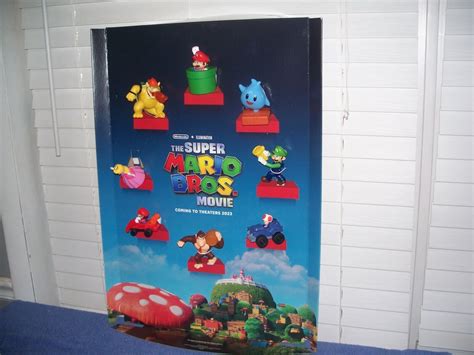 2023 Super Mario Bros Movie Happy Meal Toy Store Display | #4619142446