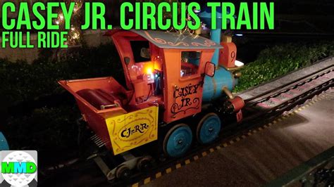 Casey Jr. Circus Train (Night) - Full Ride POV - Disneyland 2017 - YouTube