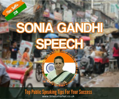 Sonia Gandhi Speech Marks Return To Congress Politics