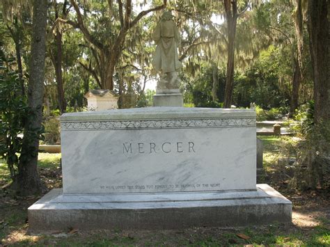 Johnny Mercer Memorial, Bonaventure Cemetery, Savannah GA | Savannah ...