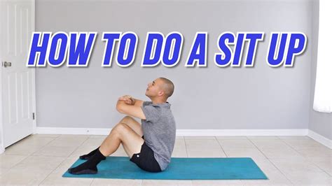 HOW TO DO A SIT UP / SIT UPS FOR BEGINNERS - YouTube