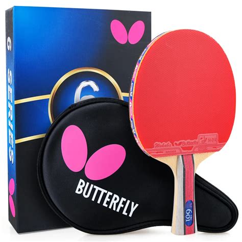 Butterfly Table Tennis Racket 6 Stars Professional Table Tennis Board ...