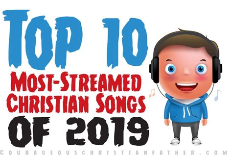 Top 10 Most-Streamed Christian Songs of 2019 | Courageous Christian Father