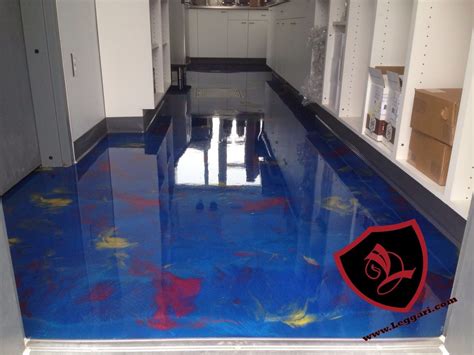 DIY Metallic Epoxy coatings for floors With our super clear high gloss 100% solids epoxy and 17 ...