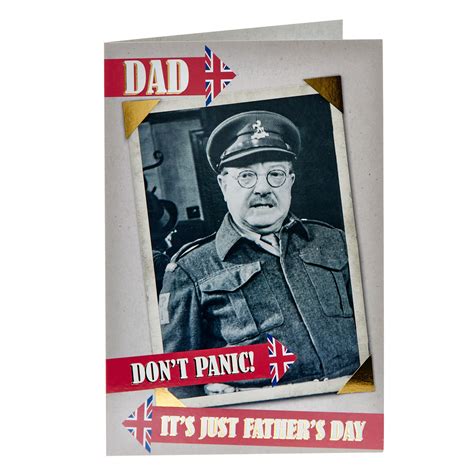 Buy Dad Don't Panic Dad's Army Father's Day Card for GBP 1.49 | Card ...