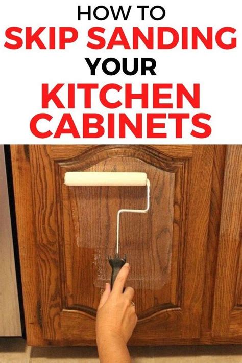 DIY How to Paint Kitchen Cabinets without Sanding | 1000 | Painting kitchen cabinets, Kitchen ...