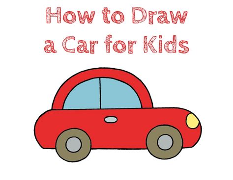 Car Pictures For Kids To Draw