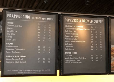 Starbucks Menu Prices Updated October 2023 Menus With - vrogue.co