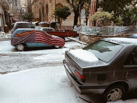 In pics: Egyptians flood social media with snow-covered Alexandria pics, say ‘Europe-like’ scene ...