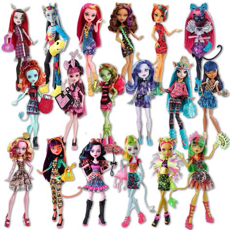 32.5cm/13inch Monster High Doll Field Trip Freaky Fusion Stand Official ...