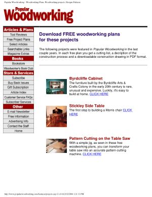 Popular Woodworking Plans Woodworking projects Designs Patterns | Technical Books Pdf | Download ...