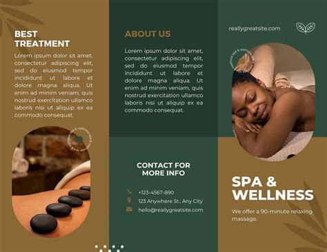 Beautiful Background Brochure Spa for Elegant Look