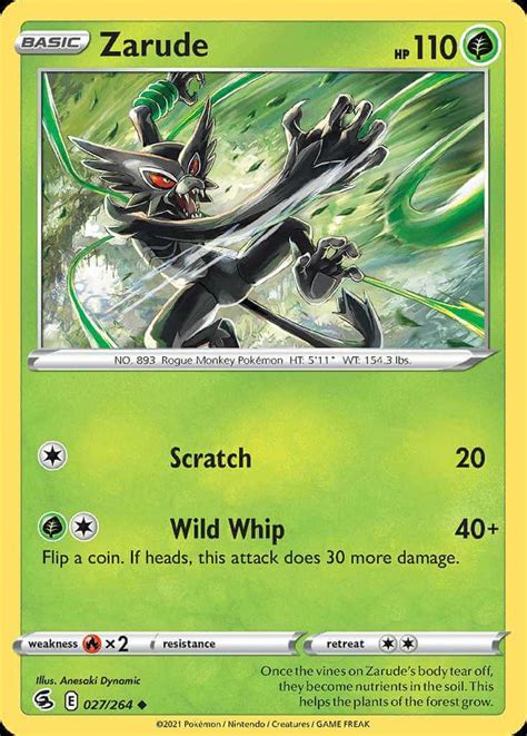 Zarude (swsh8-27) - Pokémon Card Database - PokemonCard