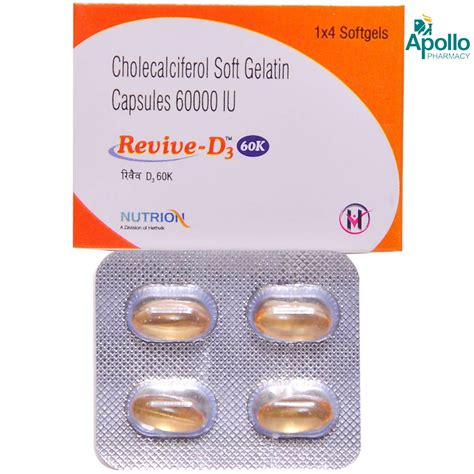 Revive D3 60K Capsule | Uses, Side Effects, Price | Apollo Pharmacy