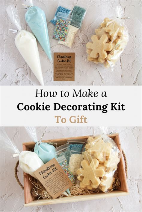 How to Make a Christmas Cookie Decorating Kit to Gift - Aberle Home