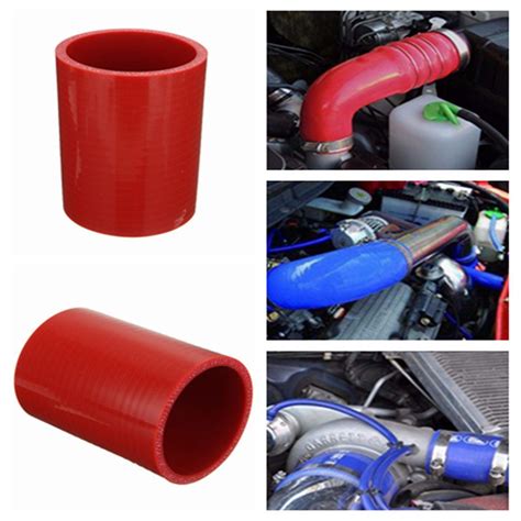 100mm straight silicone hose coupling connector silicon rubber tube joiner pipe ash Sale ...