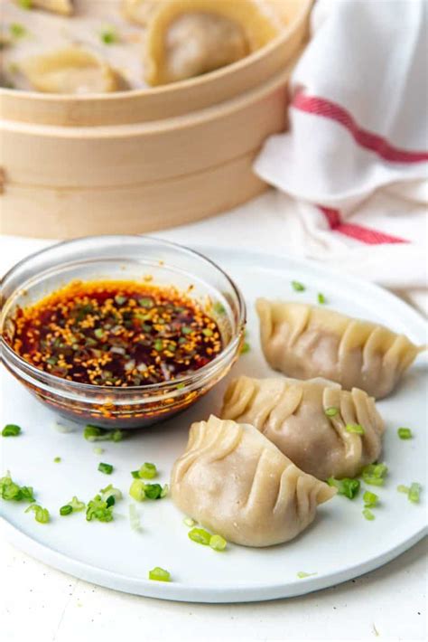 Juicy Steamed Chicken Dumplings - The Flavor Bender